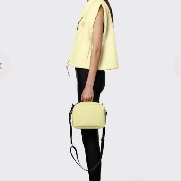 Rains Box Crossbody Bag, Straw NWT - Picture 1 of 5